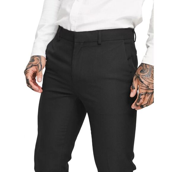 Topman Mens Skinny Suit Pant 36 Black - NWT $75 - Picture 8 of 8